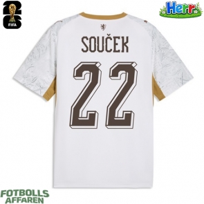 Tjeckien Tomas Soucek #22 Bortatröja VM 2026 Kortärmad